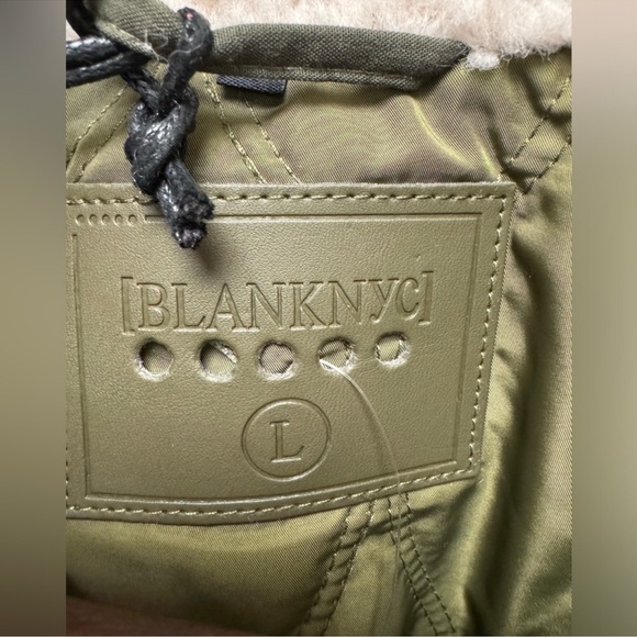 NWT Anthropologie x Blank NYC Cloud Forest Sherpa Jacket - Size Large - Picture 6 of 8